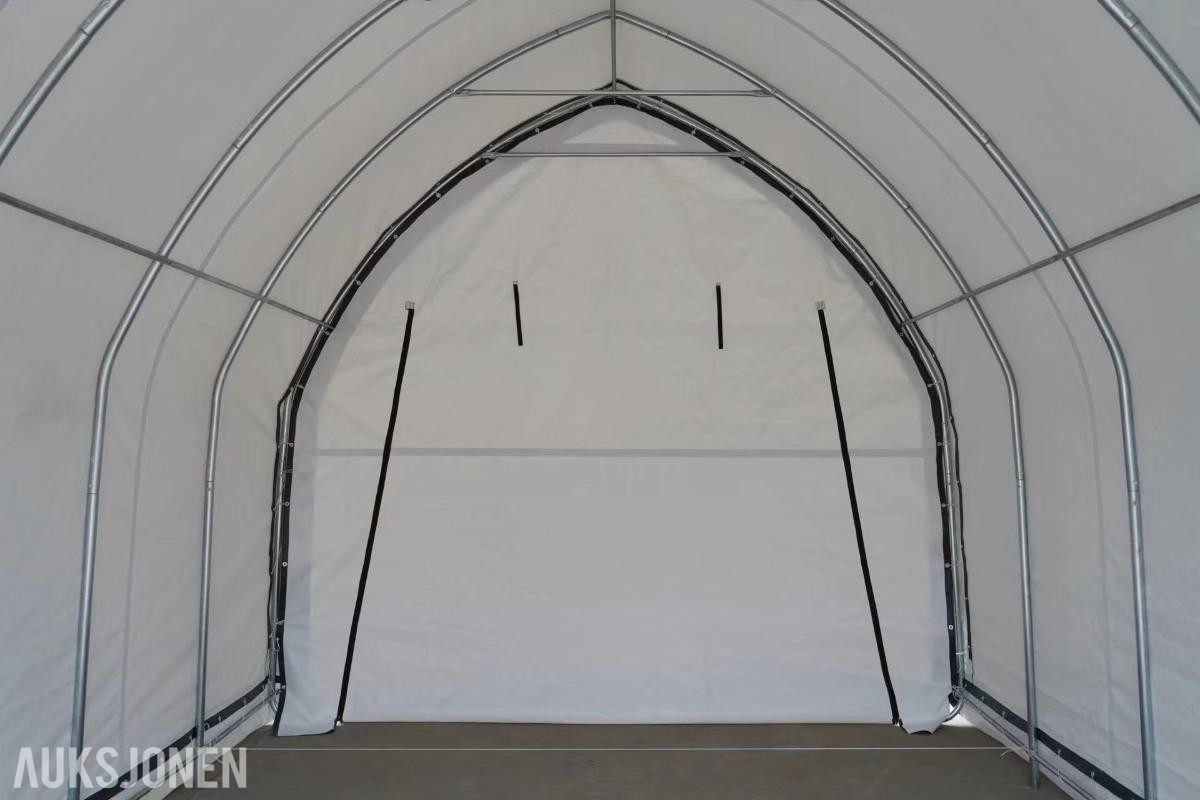 2026 LAGER/GARASJETELT 6.10x3.96x3.70M L/B/H - 25M2 131220 - ingen minstepris